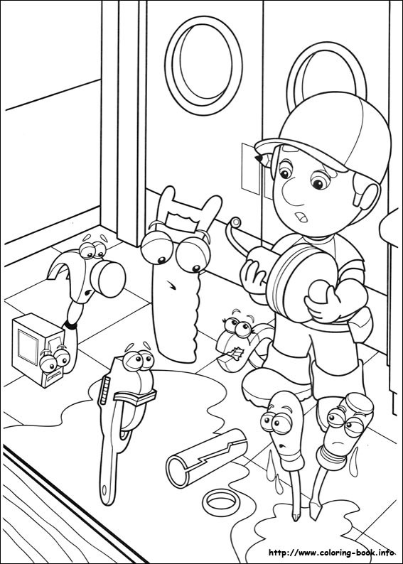 Handy Manny Coloring Pages On Book Info Colouring 34370 567x794 Handy Manny Coloring Pages On Book Info Colouring 34370