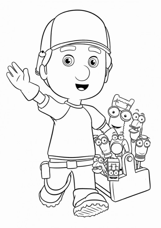 Fun Coloring Pages Handy Manny Coloring Pages 520x736 Fun Coloring Pages Handy Manny Coloring Pages