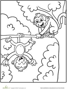 236x312 Worksheets Silly Monkeys Coloring Page 2nd Birthday