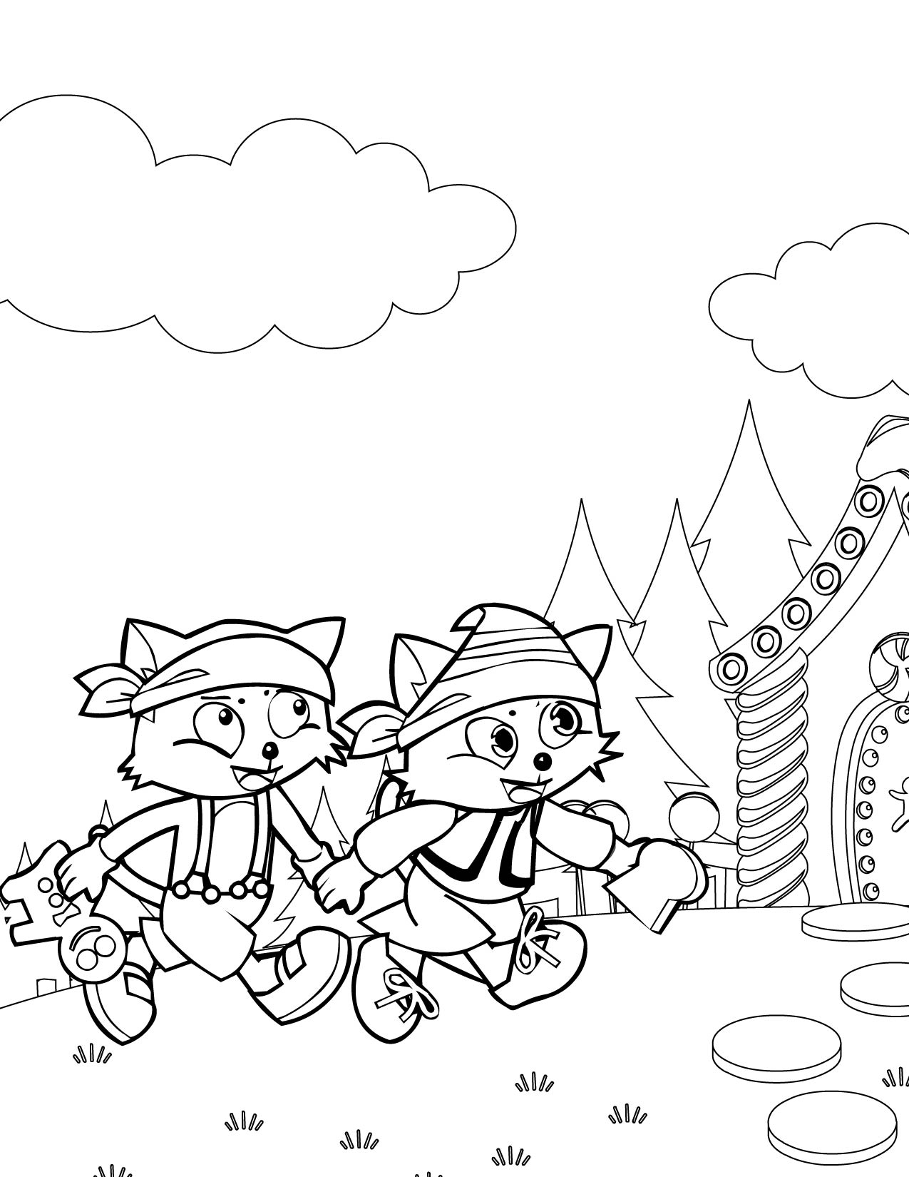 1275x1650 Hansel And Gretel Coloring Page