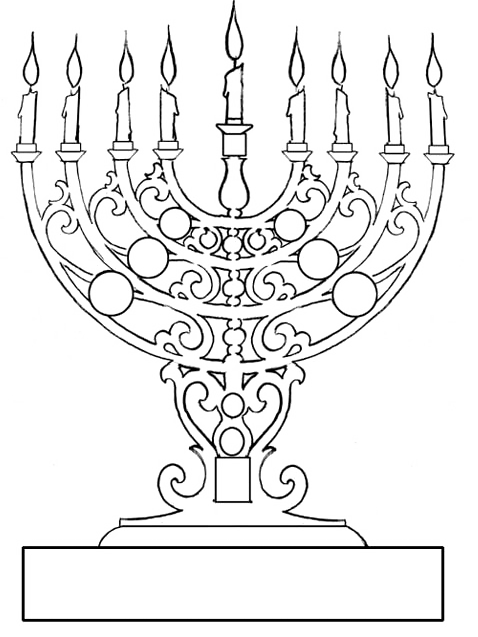 Very Antique Candles While Hanukkah Coloring Pages 478x637 Very Antique Candles While Hanukkah Coloring Pages