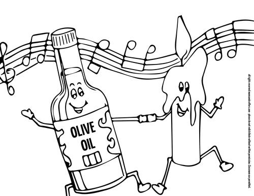 Free Printable Hanukkah Coloring Pages For Kids 500x386 Free Printable Hanukkah Coloring Pages For Kids