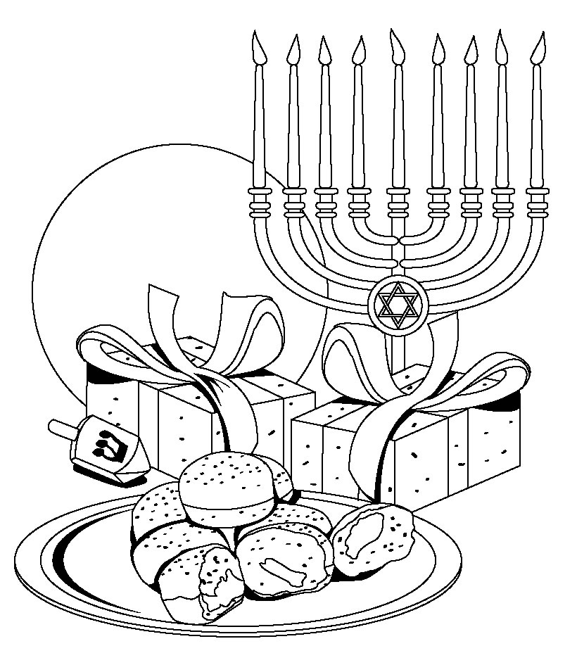 Hanukkah Coloring Pages 820x918 Hanukkah Coloring Pages