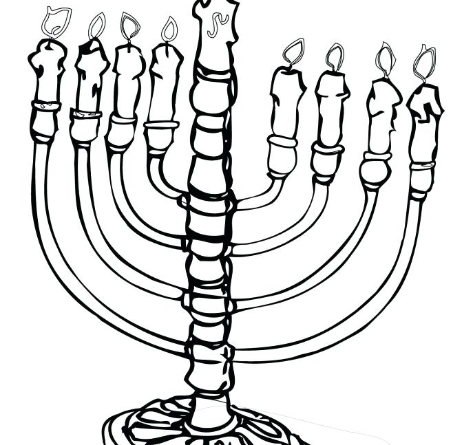Hanukkah Coloring Pages Coloring Pages Amazing Clip Art Outline 687x647 Hanukkah Coloring Pages Coloring Pages Amazing Clip Art Outline