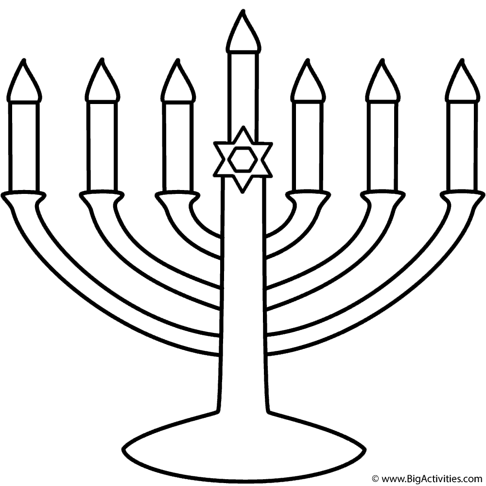 Menorah With Seven Candles 1000x1000 Menorah With Seven Candles