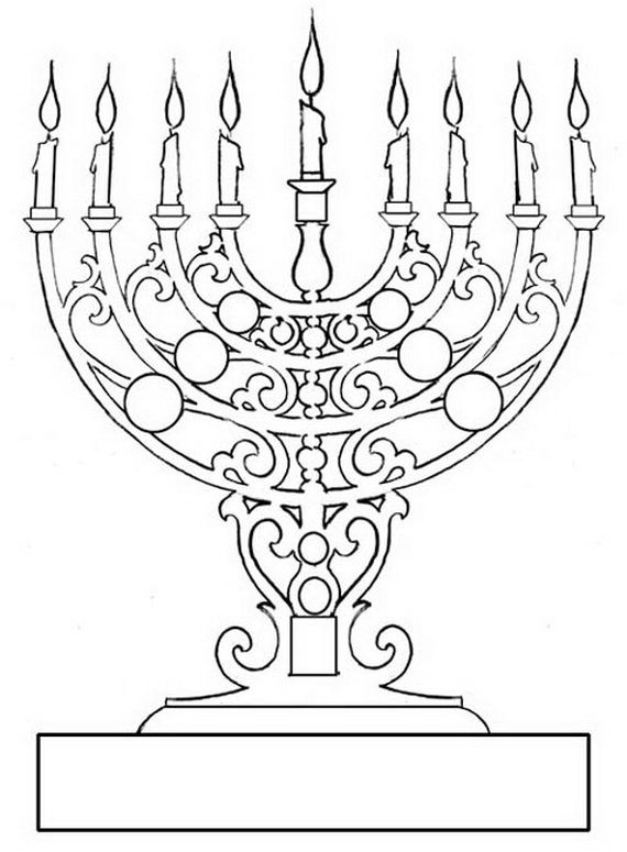 Menorahs If It Was Metal Then I Found My Menorah Menora Template 570x775 Menorahs If It Was Metal Then I Found My Menorah Menora Template