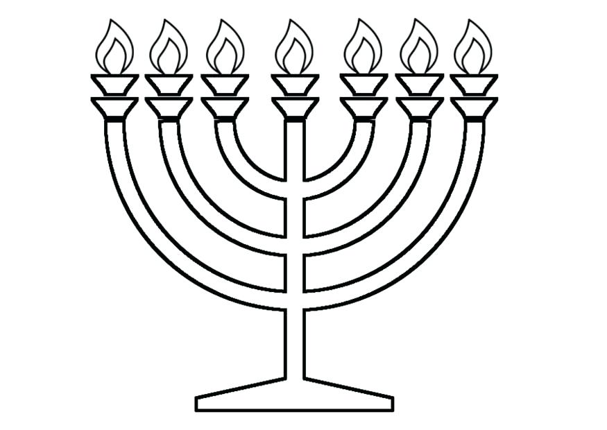 875x620 Hanukkah Coloring Pages Printable For Menorah Coloring Page