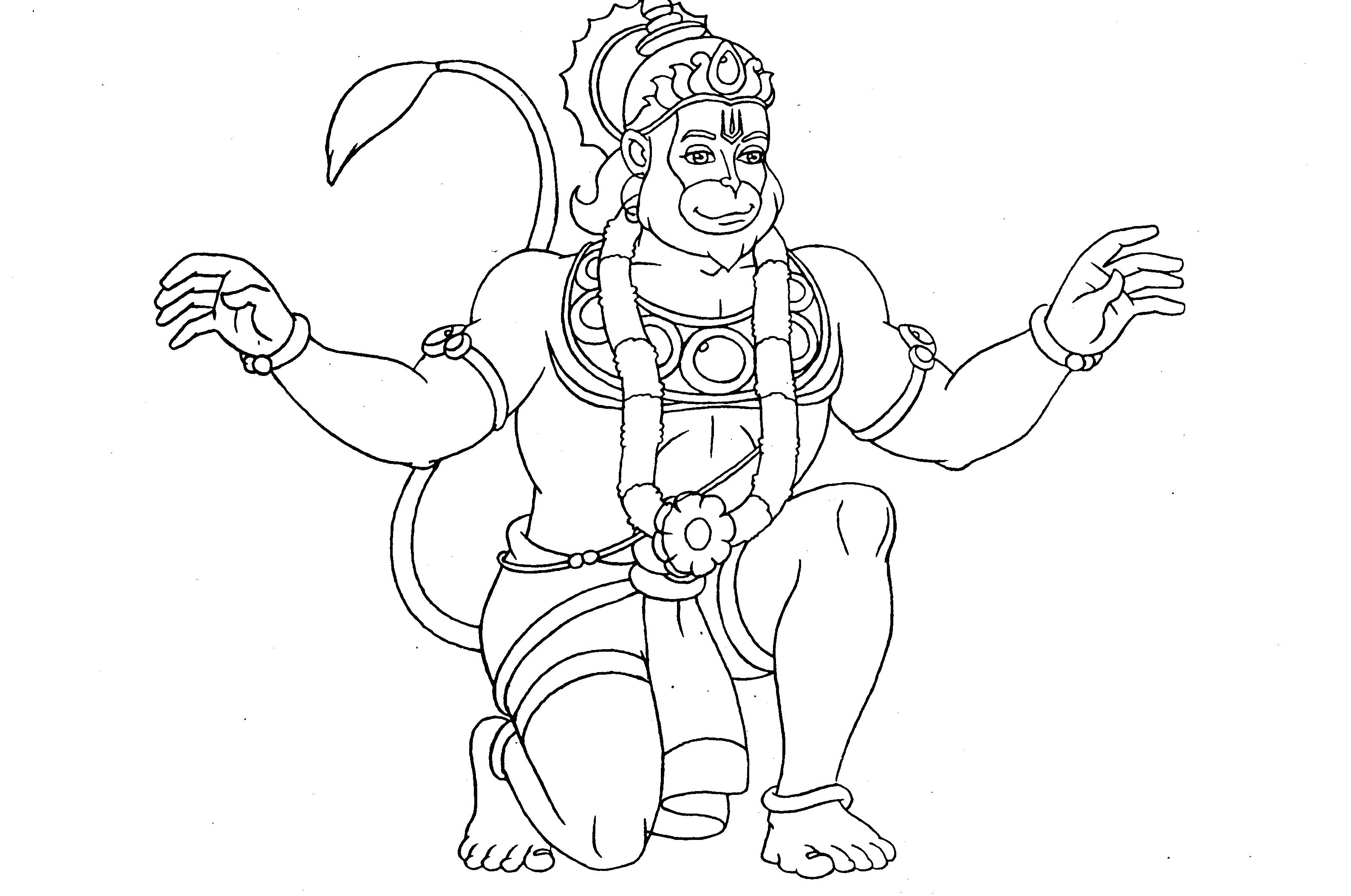 Hanuman Coloring Pages Bal Hanuman Coloring Pages 3179x2109 Hanuman Coloring Pages Bal Hanuman Coloring Pages