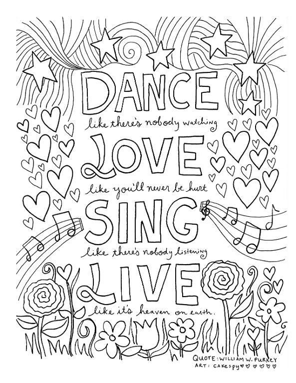 Happiness Coloring Sheet 593x767 Happiness Coloring Sheet