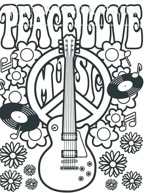 Printable Peace Love And Happiness Coloring Pages Kids Coloring 570x758 Printable Peace Love And Happiness Coloring Pages Kids Coloring
