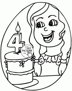 236x301 Coloring Pages Happy 6 Birthday This 6 Year Old Birthday Girl Is