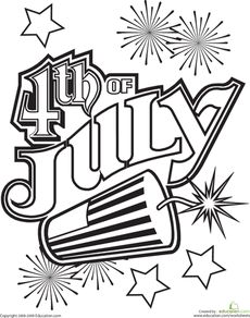 4th Of July Coloring Page 230x292 4th Of July Coloring Page