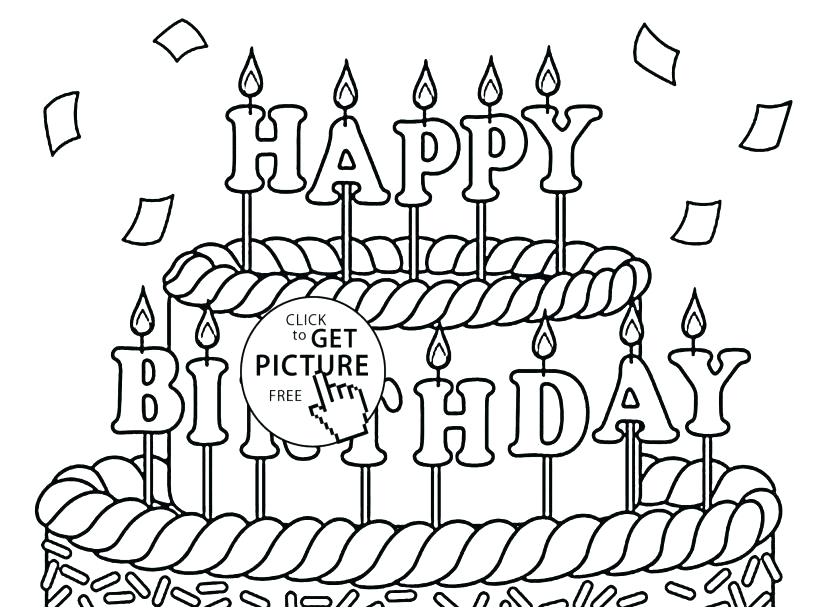 Happy Birthday Adult Coloring Pages - Happy Birthday Adult Coloring Pages 25 