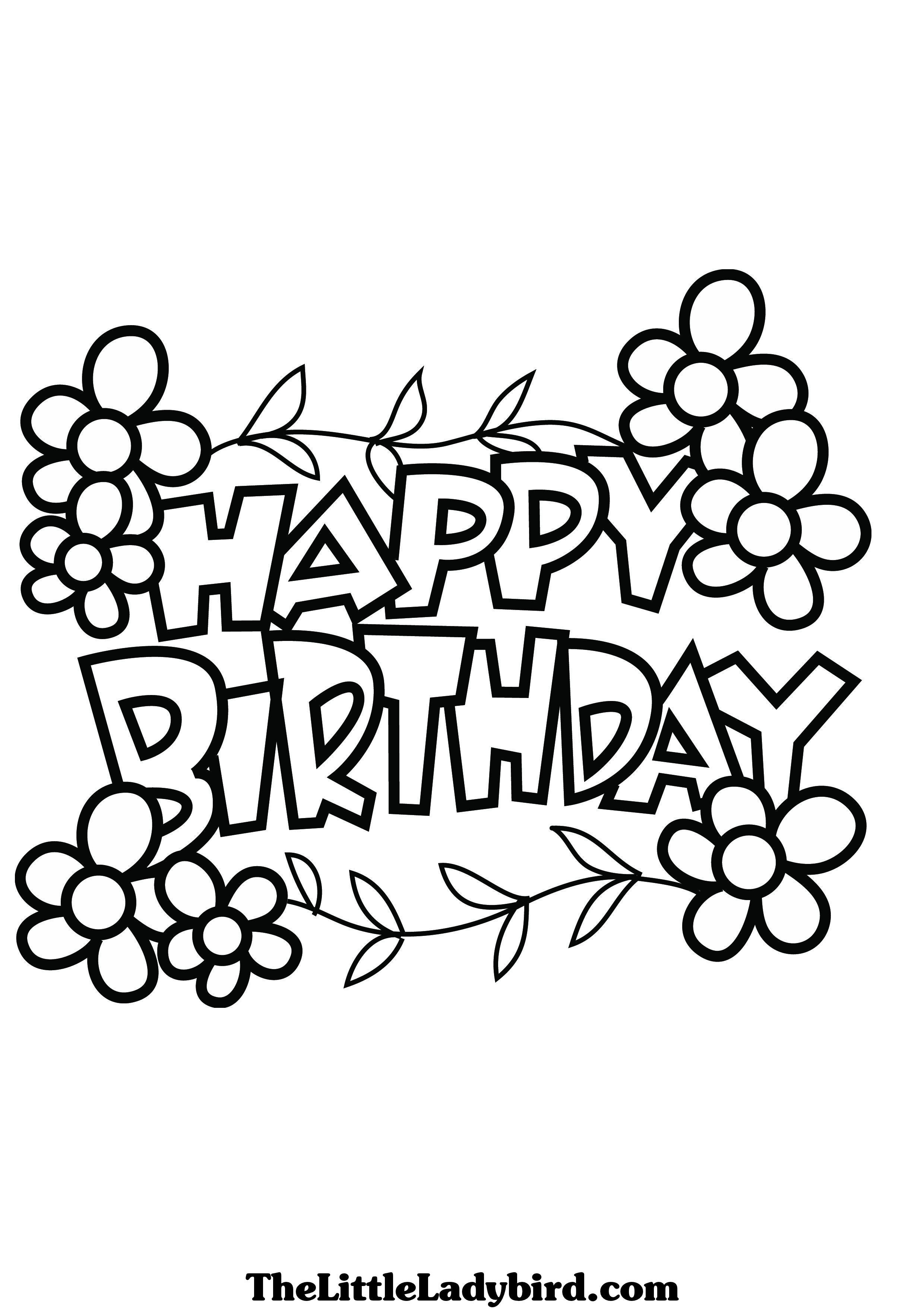 Stunning Happy Birthday Coloring Pages Clipart Panda Pics 2480x3508 Stunning Happy Birthday Coloring Pages Clipart Panda Pics