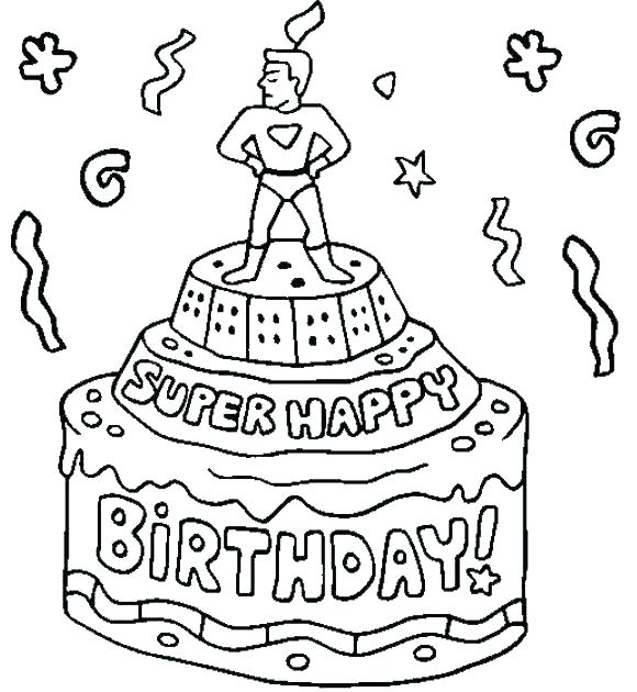 Happy Birthday Coloring Pages Plus Printable Coloring Pages That 580x630 Happy Birthday Coloring Pages Plus Printable Coloring Pages That