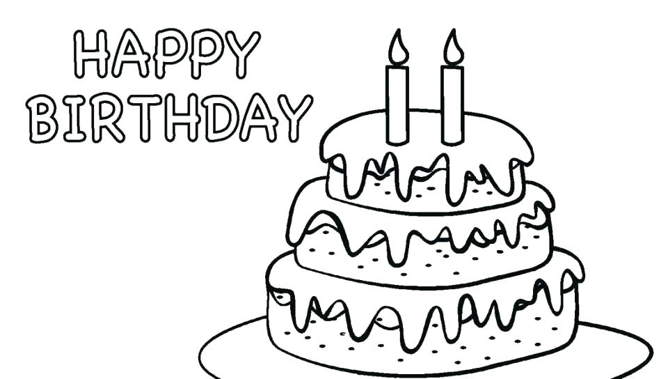 960x544 Coloring Pages Of Happy Birthday Happy Birthday Coloring Page