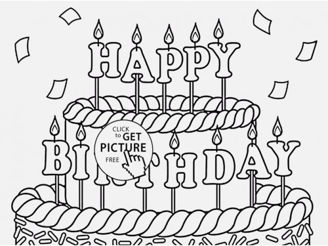 640x480 Happy Birthday Coloring Card Gallery Happy Birthday Card Printable
