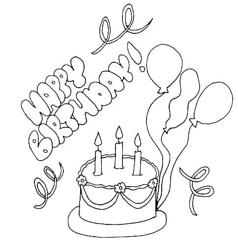 Happy Birthday Coloring Sheet Happy Birthday Coloring Sheet 484x500 Happy Birthday Coloring Sheet Happy Birthday Coloring Sheet