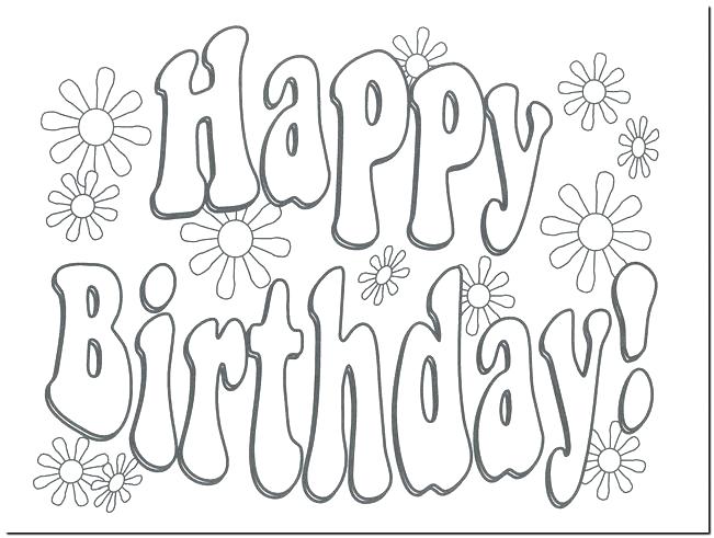 Birthday Card Coloring Pages Free Printable Happy Birthday Cards 651x491 Birthday Card Coloring Pages Free Printable Happy Birthday Cards