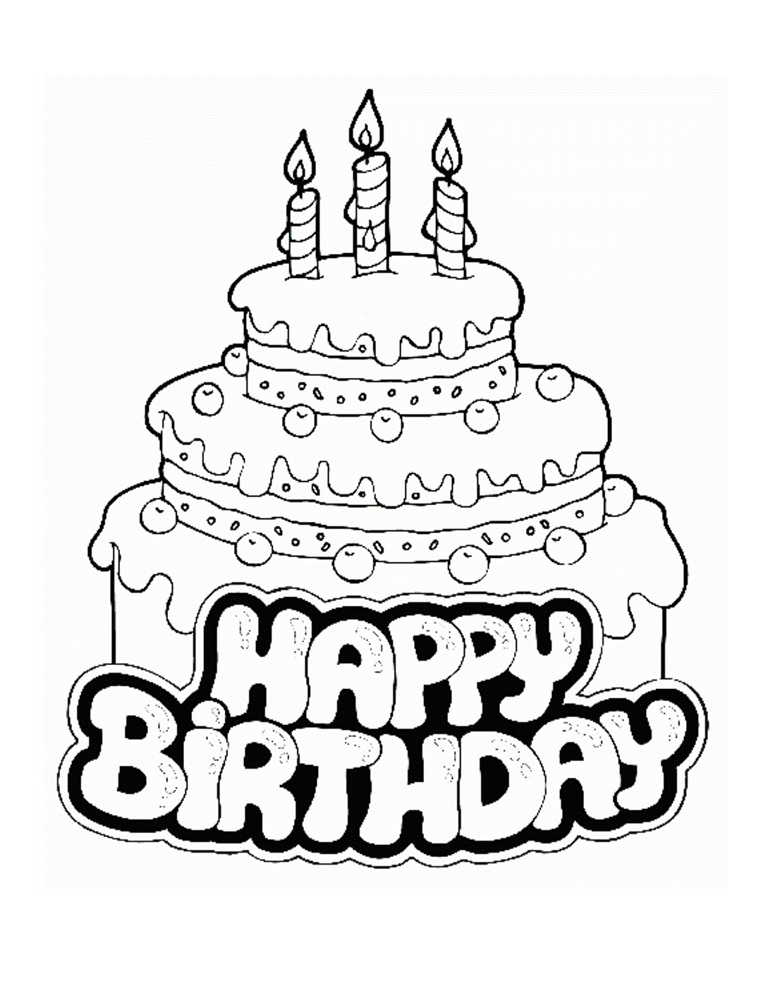 Birthday Coloring Pages Awesome Printable Happy Birthday Coloring 1089x1408 Birthday Coloring Pages Awesome Printable Happy Birthday Coloring
