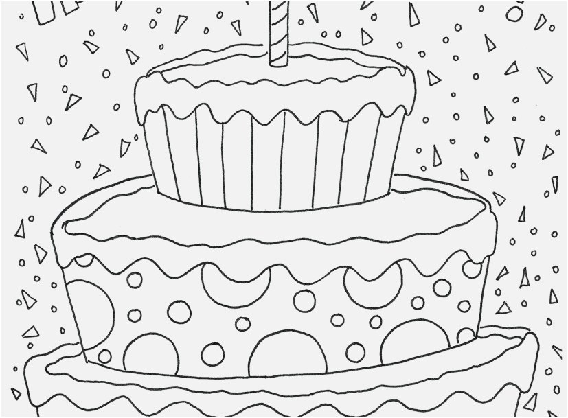 Happy Birthday Coloring Pages For Adults