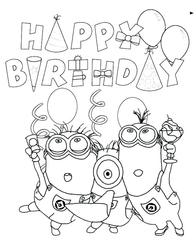 Free Printable Birthday Coloring Pages Boy Coloring Pages Free 670x867 Free Printable Birthday Coloring Pages Boy Coloring Pages Free