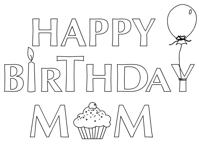 804x595 Happy Birthday Coloring Pages 360coloringpages