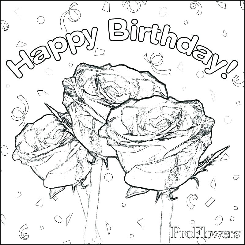 800x800 Birthday Cards Coloring Pages Best Happy Birthday Card Printable
