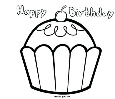 391x338 Get This Happy Birthday Coloring Pages Free Printable Happy