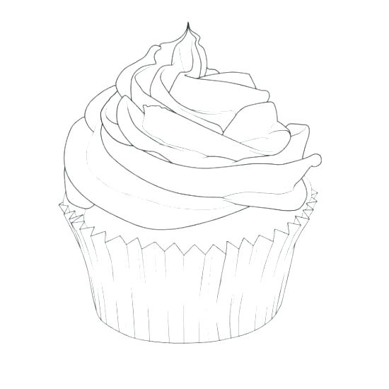 Happy Birthday Cupcake Coloring Pages at GetColorings.com | Free ...