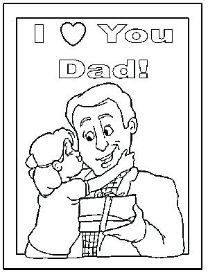 Dad Coloring Page S Happy Birthday Dad Printable Coloring Pages 300x400 Dad Coloring Page S Happy Birthday Dad Printable Coloring Pages