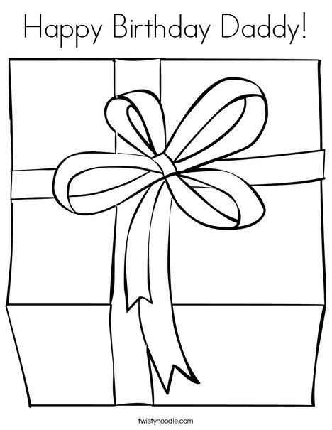 Happy Birthday Daddy Coloring Page 468x605 Happy Birthday Daddy Coloring Page