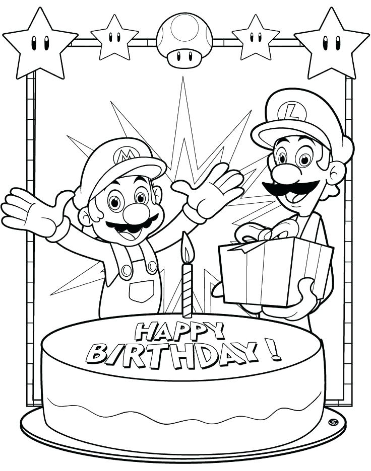 Printing Coloring Pages Printable Happy Birthday Coloring Pages 736x936 Printing Coloring Pages Printable Happy Birthday Coloring Pages