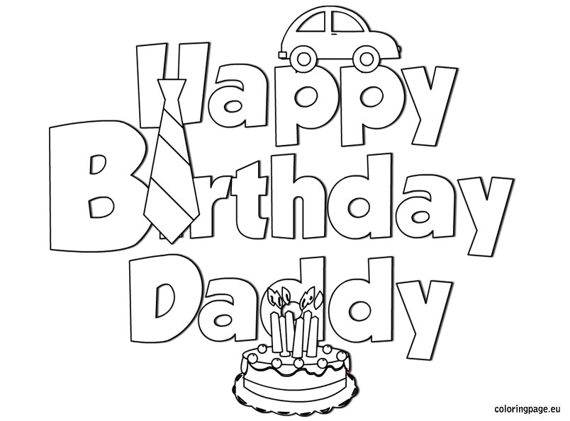 Stylish Ideas Happy Birthday Dad Coloring Pages Daddy Page Father 804x595 Stylish Ideas Happy Birthday Dad Coloring Pages Daddy Page Father