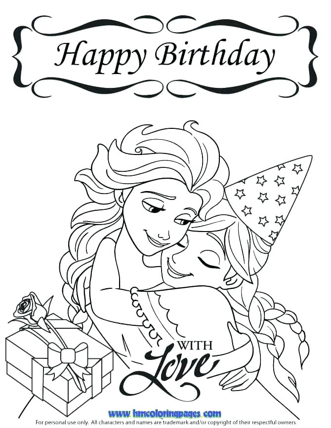Coloring Pages Happy Birthday Free Birthday Coloring Pages 670x867 Coloring Pages Happy Birthday Free Birthday Coloring Pages