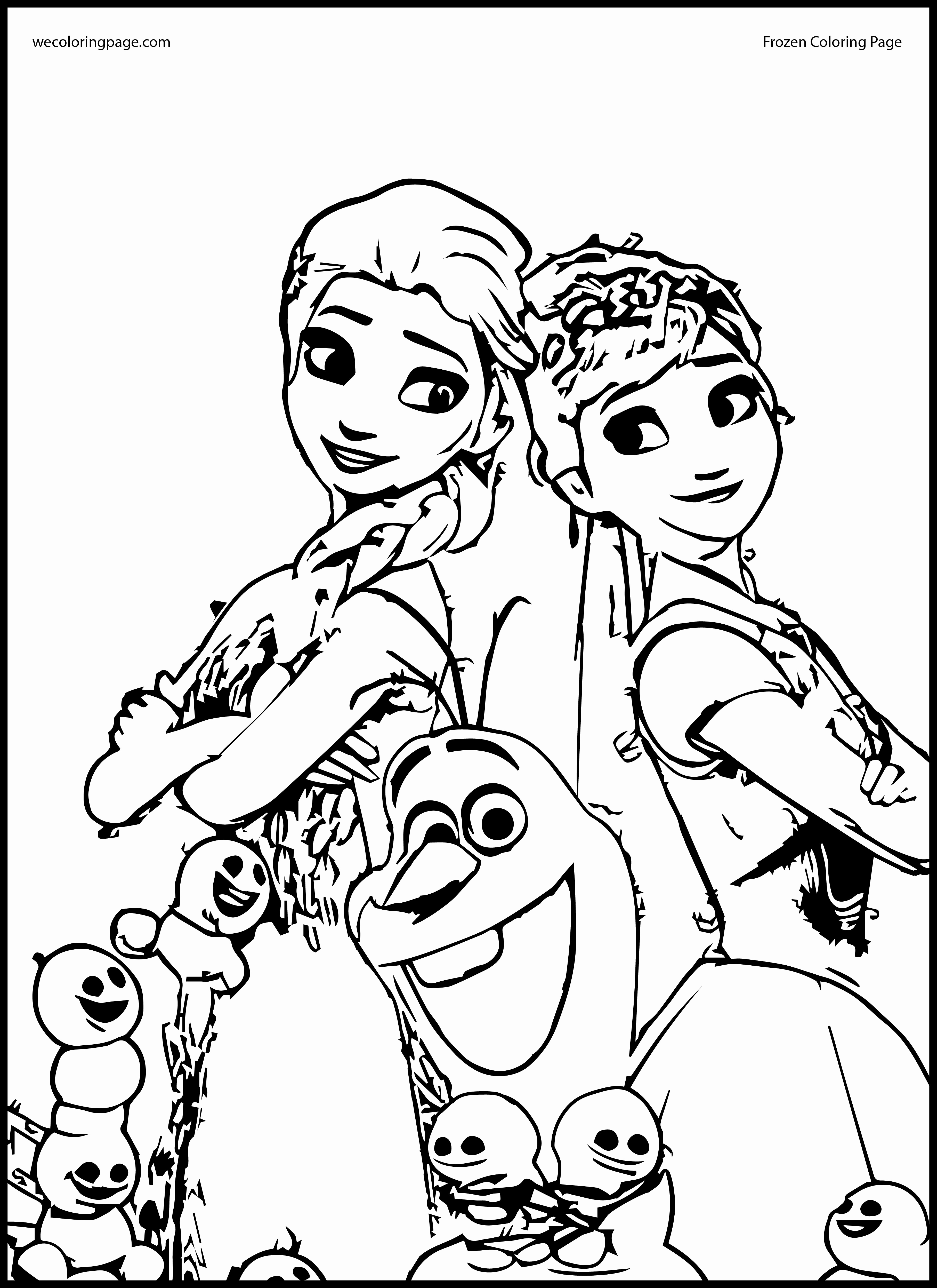 3632x4990 Coloring Pages Frozen Elegant Happy Birthday And Frozen Characters