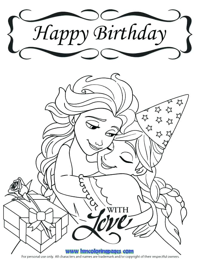 670x867 Grandma Coloring Pages Birthday Card Coloring Pages Happy Birthday