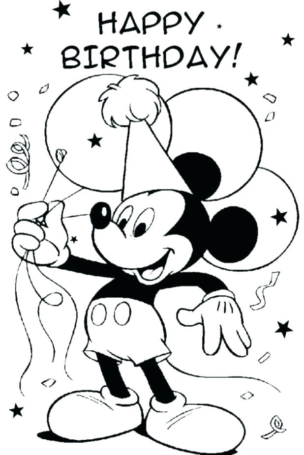 Birthday Cards Coloring Pages Happy Birthday Coloring Pages 618x926 Birthday Cards Coloring Pages Happy Birthday Coloring Pages