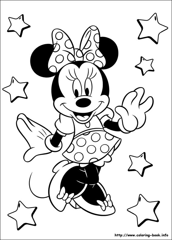567x794 Minnie Mouse Coloring Pages
