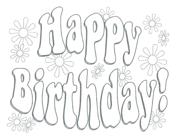 618x488 Happy Birthday Mom Coloring Pages Happy Birthday Mom Free Coloring