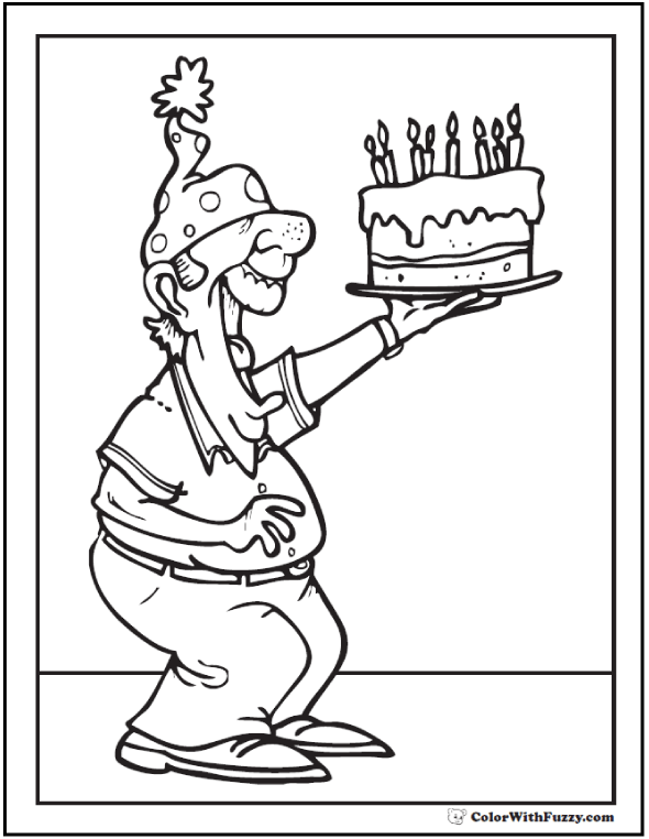 Happy Birthday Papa Coloring Pages at GetColorings.com | Free printable