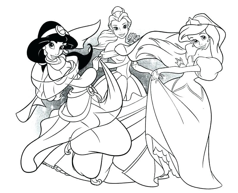 Happy Birthday Princess Coloring Pages at GetColorings.com | Free ...