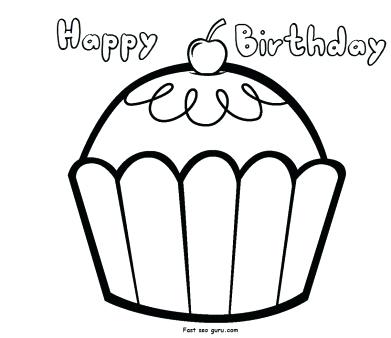 Printable Birthday Coloring Pages As Well As Like This Item 391x338 Printable Birthday Coloring Pages As Well As Like This Item