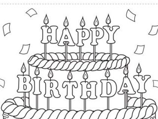 Birthday Cards To Print And Color Lovely Happy Birthday Card 320x240 Birthday Cards To Print And Color Lovely Happy Birthday Card