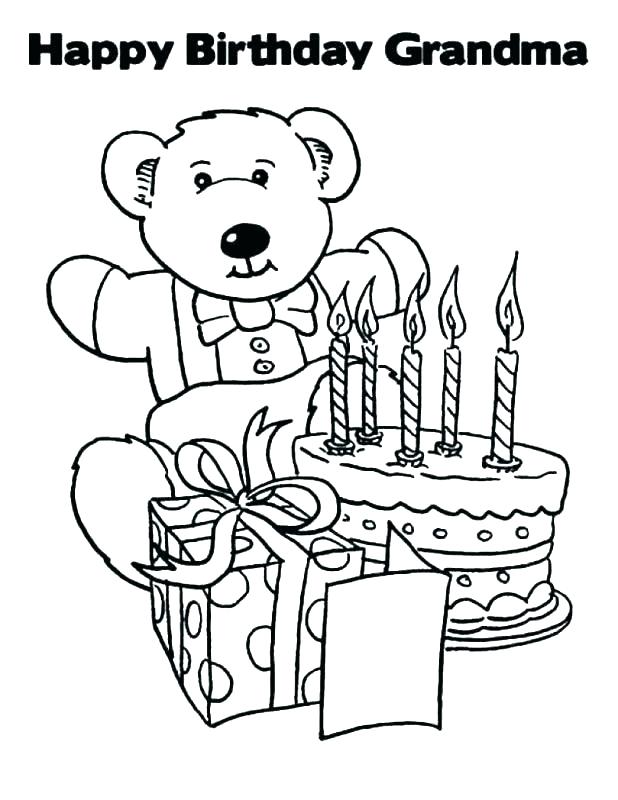 Happy Birthday Color Pages Cliptext.co 618x800 Happy Birthday Color Pages Cliptext.co