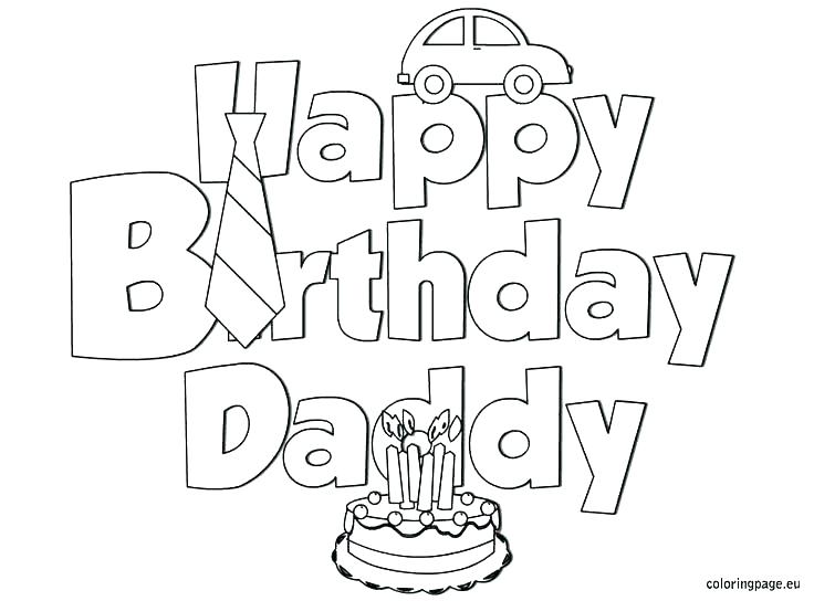 Birthday Coloring Sheets Happy Birthday Card Printable Coloring 736x544 Birthday Coloring Sheets Happy Birthday Card Printable Coloring