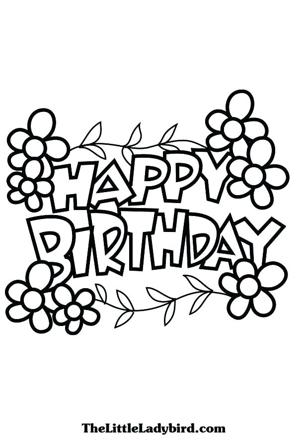 Happy Birthday Coloring Pages For Sister Coloring Pages To Print 618x874 Happy Birthday Coloring Pages For Sister Coloring Pages To Print