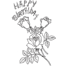 230x230 Happy Birthday Coloring Pages