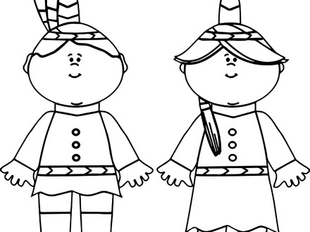 Happy Child Coloring Page