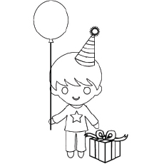 Happy Birthday Coloring Pages 230x230 Happy Birthday Coloring Pages